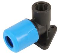MDPE Wall Plate Elbow 25mm x 1/2", 1 in Pack