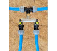 Mdpe Water Supply Pipe Compression Fittings with Metal Manifold/Splitter,Available for 20mm Or 25mm Pipe (25mm tee)