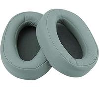 MDR-100ABN Ear Pads Replacement Repair Accessories Protein Leather Resilient Ear Pads Compatible with Sony MDR-100ABN WH-H900N H800 Headphones （Mint Green）