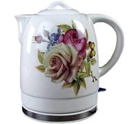 MDRBB Kettles, Ceramic Electric Kettle Cordless Water Teapot, Teapot-Retro 1.8L Jug, 1200W Water Fast for Tea, Coffee, Soup, Oatmeal-Removable Base, Automatic Power Off,Boil Dry Protection