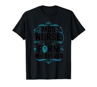 MDS Nurse The Form Whisperer Funny Nurses Nursing Humor Value Graphic T-Shirt, Men, Black, XL