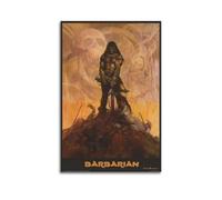 MDSAFPLAE Barbarian By Frank Frazetta Poster Poster Decorative Painting Canvas Wall Posters And Art Picture Print Modern Family Bedroom Decor Posters 16x24inch(40x60cm)