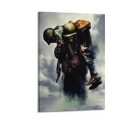 MDSAFPLAE Hacksaw Ridge Movie Poster Poster Decorative Painting Canvas Wall Posters And Art Picture Print Modern Family Bedroom Decor Posters 12x18inch(30x45cm)