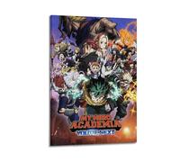 MDSAFPLAE My Hero Academy Anime Movie Poster Poster Decorative Painting Canvas Wall Posters And Art Picture Print Modern Family Bedroom Decor Posters 20x30inch(50x75cm)