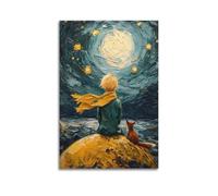 MDSAFPLAE The Little Prince And The Fox Poster Poster Decorative Painting Canvas Wall Posters And Art Picture Print Modern Family Bedroom Decor Posters 16x24inch(40x60cm)
