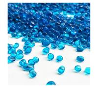MDSIOKHJ Aquarium Decoration Stone 50g Aquarium Decoration Stone Color Pebble for Fish Tank Sea Blue Glass Sand 0rnaments for Fish Tank(Color 6)