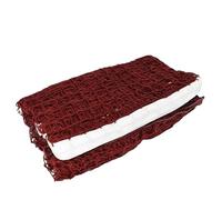 MDSIOKHJ Badminton Net 6.1mX0.75m Professional Simple, portable and foldable Sport Training Standard Badminton Net Outdoor Tennis for Volleyball & Tennis(Burgundy)