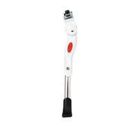 MDSIOKHJ bicycle stand 1Pcs Black/White Adjustable Road Bicycle Kickstand Parking Cycling Rack Mountain Bike Support Side Kick Stand Foot Brace(White)