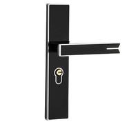 MDSIOKHJ Door Handle Replacement 1PC Indoor Bedroom Wood Door Lock Quiet Magnetic Suction Household Split Wooden Gold Handle Knob(Mute Lock Body-01)