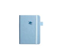 MDSIOKHJ Notebook A6/A7 Mini Notebook Portable Pocket Notepad Memo Diary Planner Agenda Organizer Sketchbook Office School Stationery Supplies(Blue-A6)