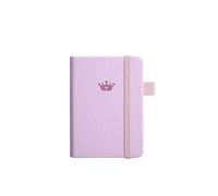 MDSIOKHJ Notebook A6/A7 Mini Notebook Portable Pocket Notepad Memo Diary Planner Agenda Organizer Sketchbook Office School Stationery Supplies(Purple-A6)