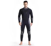 MDSIOKHJ Wet Suit Thick 5mm Diving Suit Men Neoprene Front Zipper Wetsuit Snorkeling Surfing Hunting UV-protective Keep Warm Wet Suit M-4XL(L)