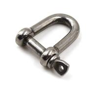 MDSRFGN D Ring Shackle Industrial Grade M12 M14 M16 304 Stainless Steel D Shackle High Capacity Lifting, Towing Hardware Rigging Connector(M12(1PC))