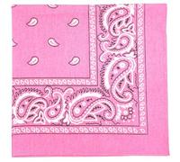 MDSTYLE Extra Large Bandana 68.5cm x 68.5cm 100% Cotton for Men & Women Paisley Handkerchief Headband Scarf Jumbo Bandanas (Pink)