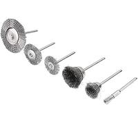 mdtep 30pcs Stainless Steel Wire Brush Set Cleaner Polishing Brushes Cup Wheel For Dremel Rotary Tool