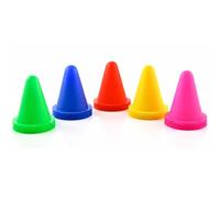 MDXing 20PCS Universal Skating Marker Cones PE Material for Speed Training Equipment Fit Inline and Quad Roller Skates Figure Ice Skates Red Yellow Blue Green Pink