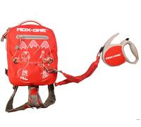 MDXONE Kids Ski & Snowboard Harness - Retractable Leash, Shock-Absorbing Bungees, Backpack & Removable Seat