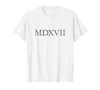 MDXVII (Antique Black) 1517 Luther T-Shirt