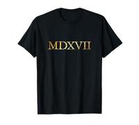 MDXVII (Antique Yellow) 1517 Luther T-Shirt