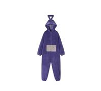 Mdybf Fleece Pyjamas Women Teletubbies Adult Onesie Pajamas Unisex Animal One-Piece Costume Cosplay Homewear Sleepwear Party-Purple-S