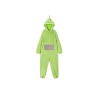 Mdybf Fleece Pyjamas Women Teletubbies Adult Onesie Pajamas Unisex Animal One-Piece Costume Cosplay Homewear Sleepwear Party-Green-Xl