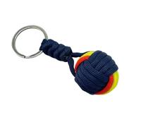 MdybF Keychain 5 Pcs Woven Rope Ball Keychain Lanyard Key Ring Key Chains Outdoors Tool Bag Hanging Decoration-D-D