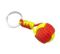 MdybF Keychain 5 Pcs Woven Rope Ball Keychain Lanyard Key Ring Key Chains Outdoors Tool Bag Hanging Decoration-B-B