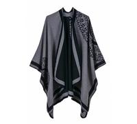MdybF Scarfs for women Ponchos Cloak Faux Cashmere Scarves Women Winter Warm Shawls And Wraps Faux Pashmina Thick Capes Blanket Femme Shawl-4.