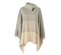MdybF Shawl Plus Size Poncho For Women Spring Autumn Pullover Capes Female Loose Casual Knit Cloak Shawl Sweater-a-one Size