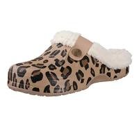 MdybF Slippers Home Warm Slippers For Women Men Soft Plush Slippers Female Clogs Outdoor Non-Slip Cotton Slippers-Leopard Print-40-41(9.6-9.8 Inch)