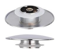 MDYNI 2 Pieces Sink Drain Stopper Plug 66mm Bathroom Sink Push Button Replacement Parts Sink Plugbath Sealed with Rubber Gasket Bathroom Push Pop-up Stopper for Wash Basin Faucet Sink