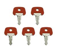 MDYNI 5Pcs 702 Red Electric Stapler Ignition Starter Keys For Jungheinrich Mic Komatsu Forklift 209068