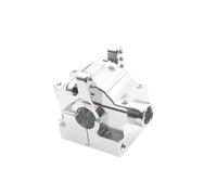 MDYOUHETX RC Decorative Accessories Compatible With JLB 1/10 RC Car Upgrade Modification Accessories Parts Four Wheel Drive Big Feet Metal Front And Rear Gearbox