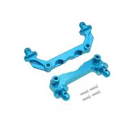 MDYOUHETX RC Decorative Accessories For Mjx For Hyper Go 14210 Metal Front Rear Car Shell Column Pillars Body Post 2Pcs RC Aluminum Alloy Upgrade Parts(Blue)