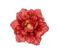 MDYTPT Golden Peony Flower Prop Dance Prop Simulation Peony Flower Sports Meeting The Opening Ceremony Admission Prop Dance Hand Flower(Red,40cm)