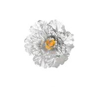MDYTPT Golden Peony Flower Prop Dance Prop Simulation Peony Flower Sports Meeting The Opening Ceremony Admission Prop Dance Hand Flower(Silvery,50cm)