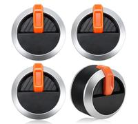 mdzysj 4 Pack Blackstone Knobs Replacement for Blackstone 17", 22", 28" & 36" Griddles, Gas Griddle Control Knobs Replacement for Models 1517, 1554, 1666, 1825, 1836, Blackstone Grill Accessories