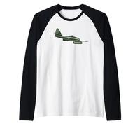 Me 162 WW2 Pilot History Fighter Plane Lover Airplane Raglan Baseball Tee