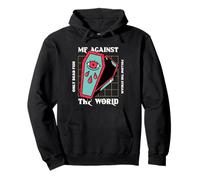 Me Against The World Loner Fighter Statement Pullover Hoodie