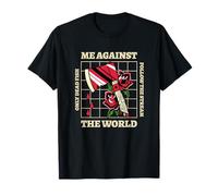 Me Against The World Loner Fighter Statement T-Shirt