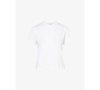 Me And Em Womens Me And Em Round-Neck Relaxed-Fit Cotton T-Shirt Bright White 16