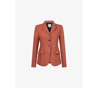 Me And Em Womens Me And Em Slim Contour Textured Tailoring Woven Blazer Rosewood Pink 6