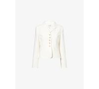 Me And Em Womens Me And Em The Wear With Everything Fitted Utility Woven Jacket Ivory 12