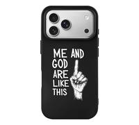 Me And God Are Like This Phone Case TPU Shockproof Protective Cover