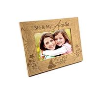 Me and My Auntie Love You To The Moon Photo Frame Gift (4 x 6 Inch)