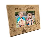 Me and My Brother Love You To The Moon Photo Frame Gift (5 x 7 Inch)