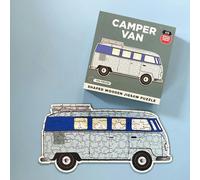 Me and My Car Camper Van Shaped Wooden Jigsaw Puzzle
