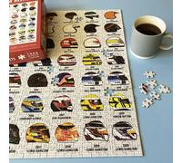 Me and My Car Formula 1 Helmets Through the Ages Jigsaw