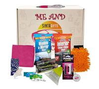 Me And My Car Set | 13 Piece Accessories For Women Kit Practical Everyday Collection of Care Gift Old New Drivers Presented in an Eco-Friendly Stylish Box, Pink