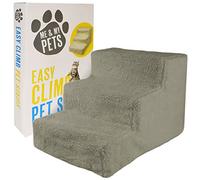 Me and My Easy Climb Fleece Covered Pet Stairs - Grey